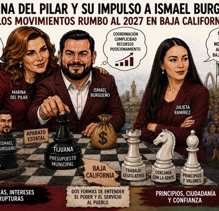 Marina del Pilar y su impulso a Ismael Burgueño: los movimientos rumbo al 2027 en Baja California