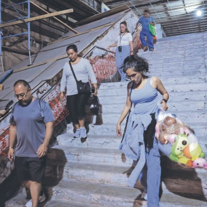 Obras contrarreloj en la Línea 2 del Metro: usuarios reportan polvo, ruido y pasos peligrosos en Hidalgo