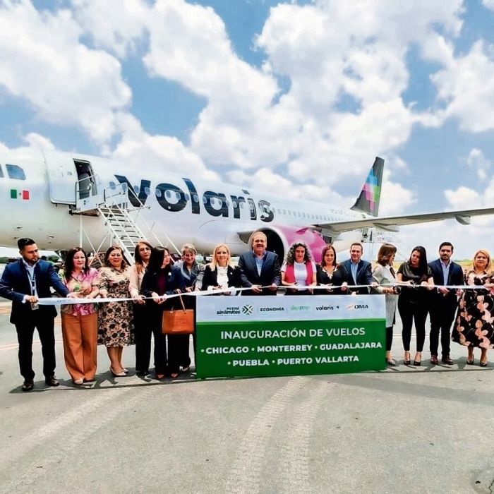 Volaris estrena cinco rutas desde San Luis Potosí a Chicago, Monterrey, Guadalajara, Puebla y Puerto Vallarta