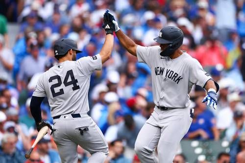 Yanquis vencen 2-0 a Cachorros con jonrones de Amed Rosario y Spencer Jones