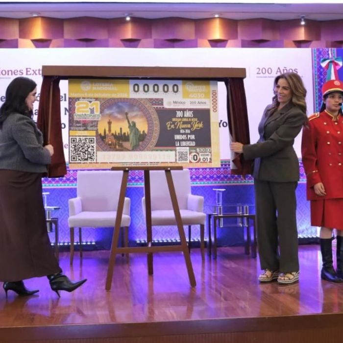 Consulado de México en Nueva York cumple 200 años con billete conmemorativo de Lotería Nacional