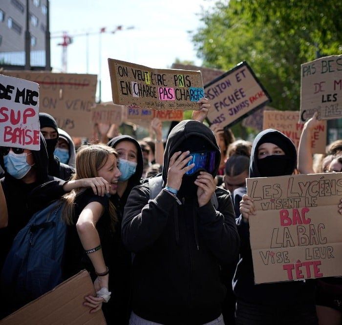 Estas son las demandas de los estudiantes que protestan en Francia