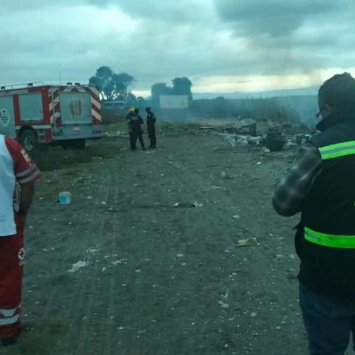 Explosión en taller de pirotecnia en Zitlaltepec deja un muerto