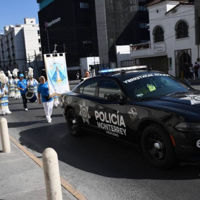 Inician peregrinaciones a la Basílica de Guadalupe en Monterrey con operativo vial