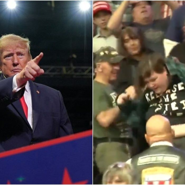 Trump llama “gordo” a manifestante golpeado durante mitin en Ohio